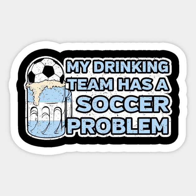 Argentina Soccer Drinking Team Sticker by megasportsfan